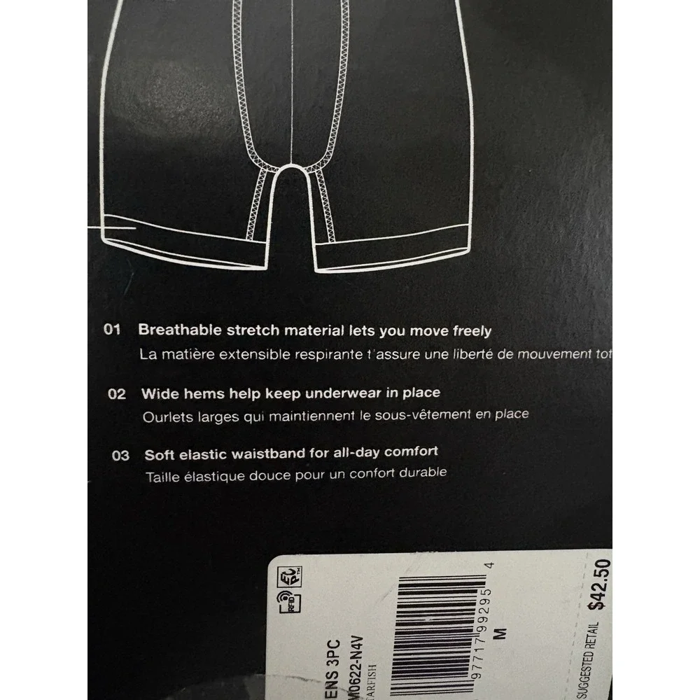 NEW Jordan Flight Cotton Stretch Boxer Briefs 3-Pack Multicolor Men Medium 32-34